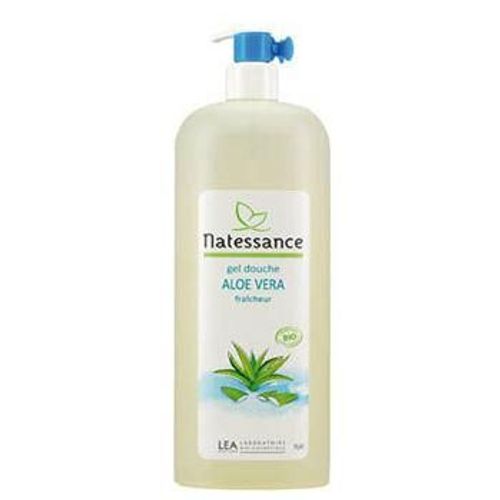 Natessance Gel Douche Aloe Vera - 1 L - Ressourcant. Hydratante Et Regenerante 