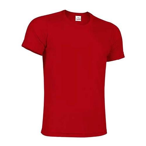 Tee Shirt Manches Courtes Anti Transpirant Homme Rouge
