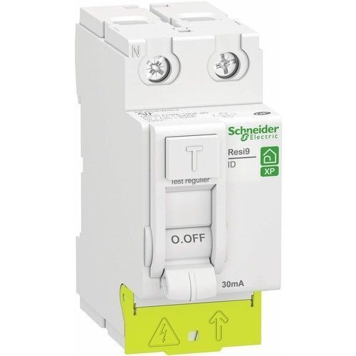 Interrupteur différentiel bipolaire peignable - 40A 30MA - A - Resi9 XP SCHNEIDER