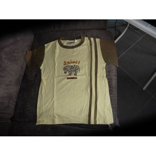 T-Shirt Kid Wapi Coton 8 Ans Jaune