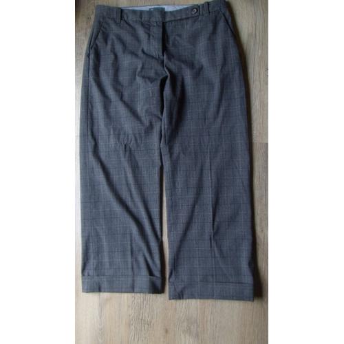 Pantalon Gap Gris Tissu Prince De Galles T40