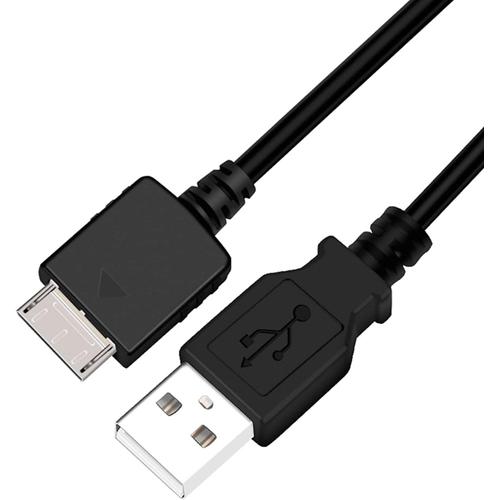 Câble d'alimentation USB de rechange WMC-NW20MU compatible avec lecteur MP3 MP4 Sony Walkman et NWZ-A726/A728/A815/A729/A816/S615/S616/S618 (1,5 m)