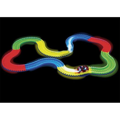 Circuit De Voiture Flexible Lumineux Modulable Enfant 162 Pièces - Vu À La Télé