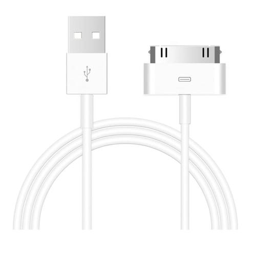 Cable USB Câble de qualité originale,compatible avec iPhone 4/4S/3G/3GS,iPad 2/3/1,iPod Touch 4/3/2/1,Nano 6/5/4/3/2/1,Classic 3/2/1,(3.3 pieds, blanc)