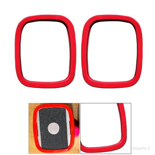 3 X 2pcs Roller Road Patins À Roues Alignées Plaque Rouge