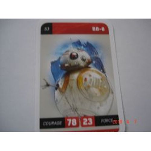 Carte Leclerc Star Wars 2018 Bb-8 Numéro 53