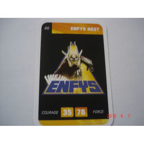 Carte Leclerc Star Wars 2018 Enfys Nest Numéro 86