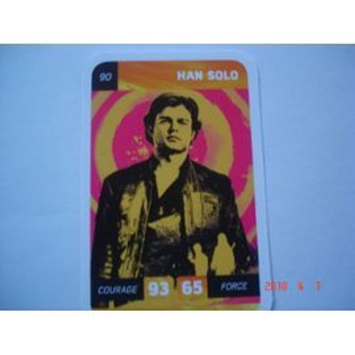 Carte Leclerc Star Wars 2018 Han Solo Numéro 90