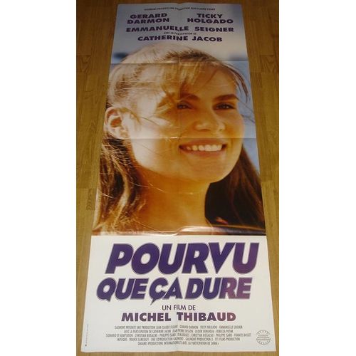 Pourvu Que Ça Dure - 1996 - Emmanuelle Seigner - 60x120cm - Affiche Cinéma Originale - Envoi Plié