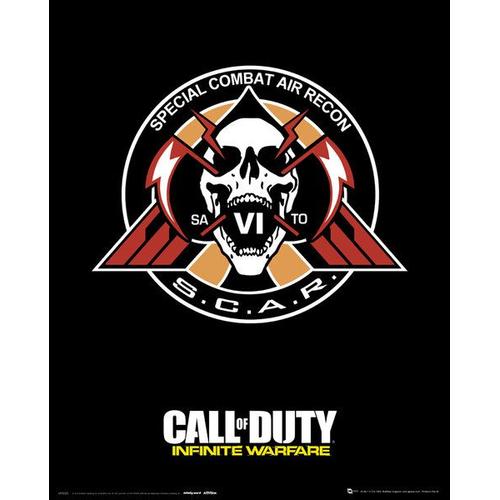Call Of Duty - Infinite Warfare - Scar - 40x50cm - Affiche / Poster Envoi En Tube