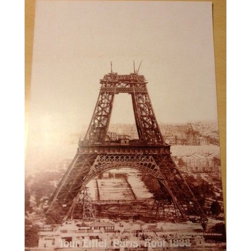 Tour Eiffel Paris Août 1988 - 30x40cm - Affiche / Poster Envoi En Tube