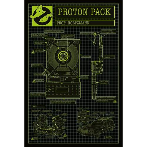 Ghostbusters 3 - Proton Pack - 61x91,5cm - Affiche / Poster Envoi En Tube
