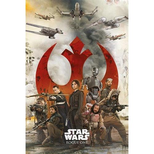 Star Wars Rogue One - Rebels - 61x91,5cm - Affiche / Poster Envoi En Tube