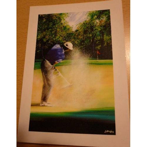 Victor Spahn Golfeur 10x15cm Carte Postale Rakuten