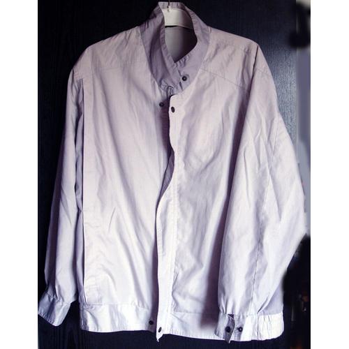 Blouson Imperméable Gris