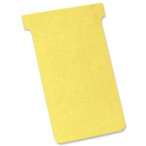 Nobo Fiches T Indice 2 Sous Blister, Lot De 100 (Jaune)