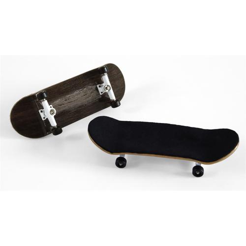 Design 4 inclus Outil PhoneNatic Doigt-Skateboard Bauset en marron foncé 