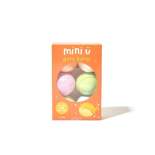 Bombe De Bain Mini-U Au Beurre De Karité 6x50g 