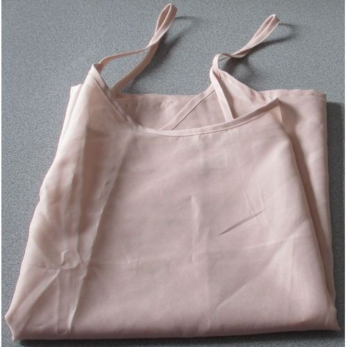 Débardeur À Fines Bretelles - Coloris Ivoire/Beige - Tissu Léger Aspect Satiné Brillant 100%Polyester- Daxon - Taille 52