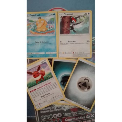 Lot De 5 Cartes Pokemon, Psykokwak, Evoli