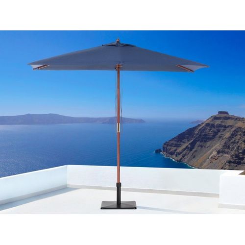 Grand Parasol Rectangulaire Avec Toile Bleu Marine