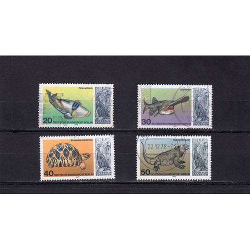 Timbres-Poste De Berlin Ouest (Zoo De Berlin, Aquarium)