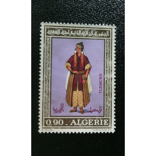 Timbre Algerie Yt 613 1972 Costumes Régionaux