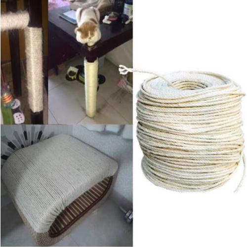 Corde En Sisal Naturel Pour Construction Arbre A Chat Bobine De 3 Metres Diametre 6mm Rakuten