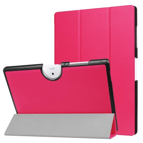 Etui Smart Tri-Fold Fushia Pour Acer Iconia One 10 (B3-A40)