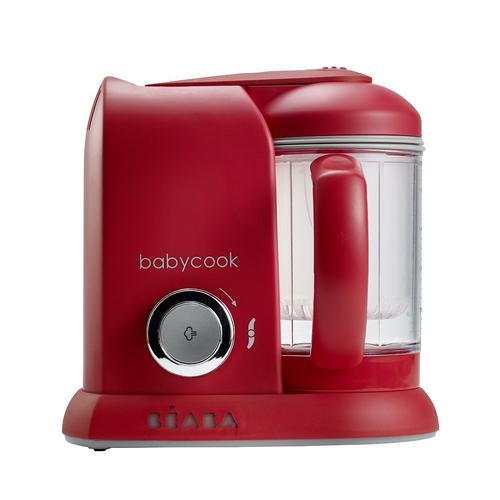 Babycook Solo Rouge - Robot Mixeur Cuiseur Vapeur Pour Bébés - 1100 Ml