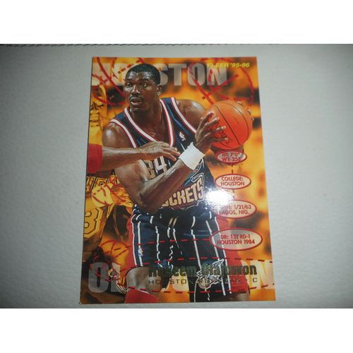 Hakeem Olajuwon - Fleer 95-96 - N°293