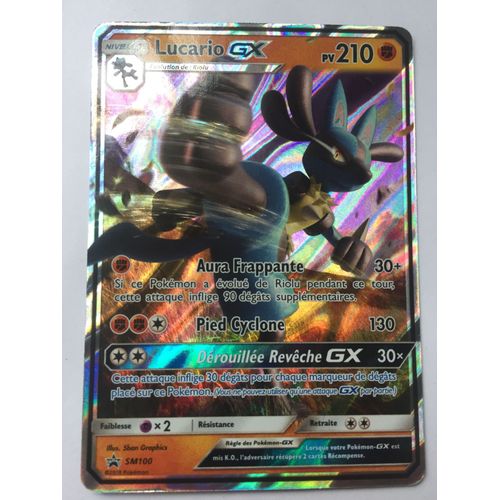 Carte Pokemon Lucario Gx Sm100 Pv 210