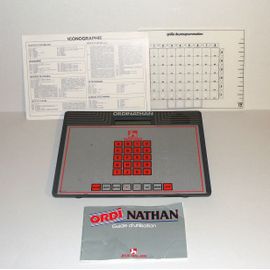 Ordinathan Jeu Encyclopédique Electronique Educatif Vintage 1989