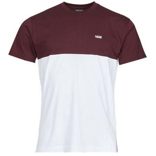 T-Shirt Vans Colorblock Tee Blanc