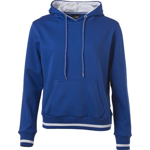 Sweat Shirt À Capuche Femme - Jn777 - Bleu Roi