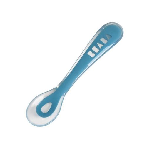 Cuillère 2ème Âge Soft Blue - Beaba