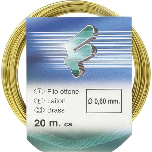 Bottillon fil laiton - Diamètre 0,6 mm