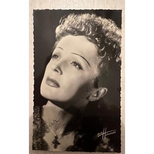 Autographe Edith Piaf