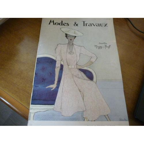 Modes Et Travaux 423 -Création Maggy Rouff - Illustration De Weela.