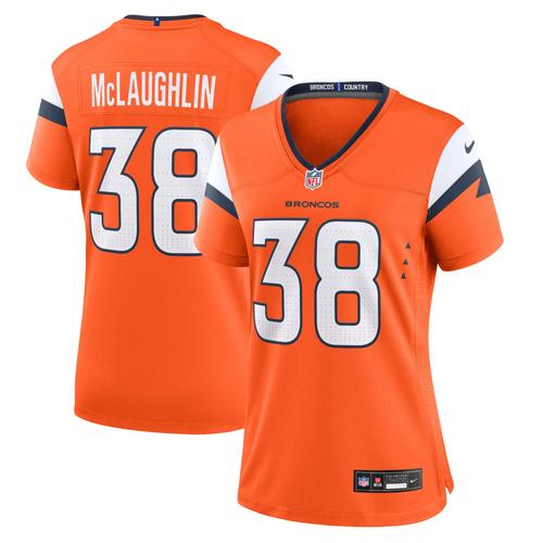 Maillot Denver Broncos Domicile Nike Game - Orange - Jaleel Mclaughlin - Femme