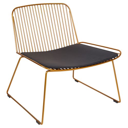 Chaise De Salle À Manger Snorum Métal Doré