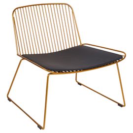 Chaise De Salle À Manger Snorum Métal Doré