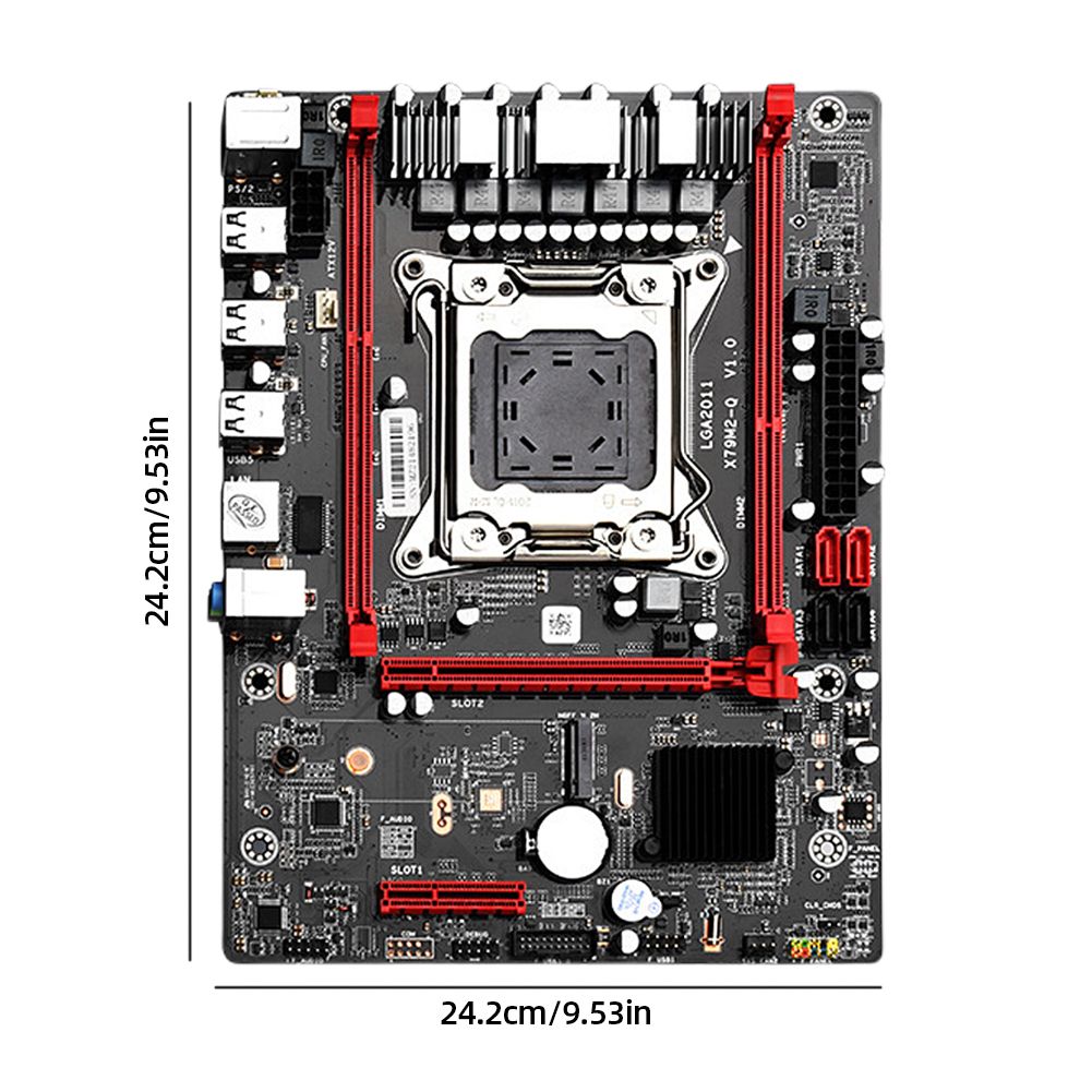 Carte Mre D'ordinateur X79m2-q 64 Go Atx Lincome 2011 Pc Ca... - 6