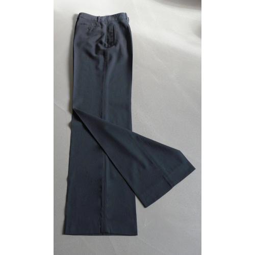Pantalon Droit Noir Kenzo T.34-36 100% Laine