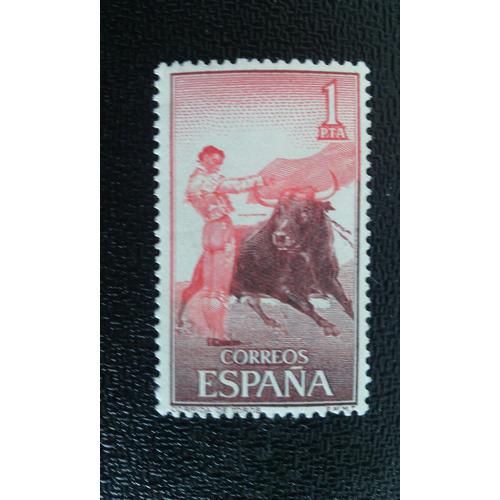 Timbre Espagne Yt 950 1960 Tauromachie