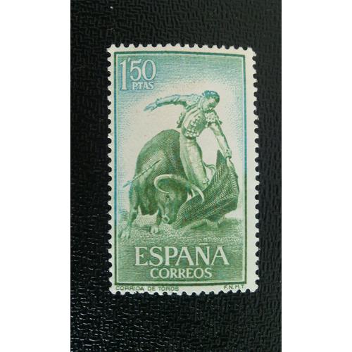 Timbre Espagne Yt 952 1960 Tauromachie