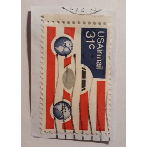 Timbre Américain Poste Aérienne De 1976