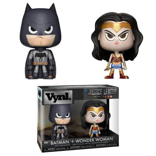 Figurines Vynl. Wonder Woman Et Batman