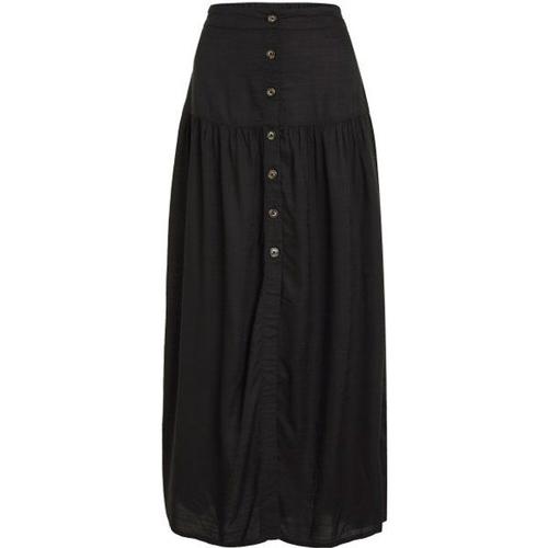 Women's Alofa Maxi Skirt Jupe Taille L, Noir