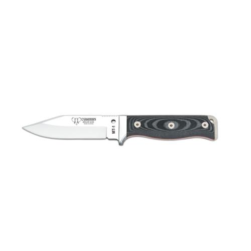 Mt-1 Cudeman Couteau De 295 Mk Survie Acier Böhler N-695 Feuille De Manche Micarta Noir 11 Cm. Case Kydez + Carte-Cadeau Polyvalente